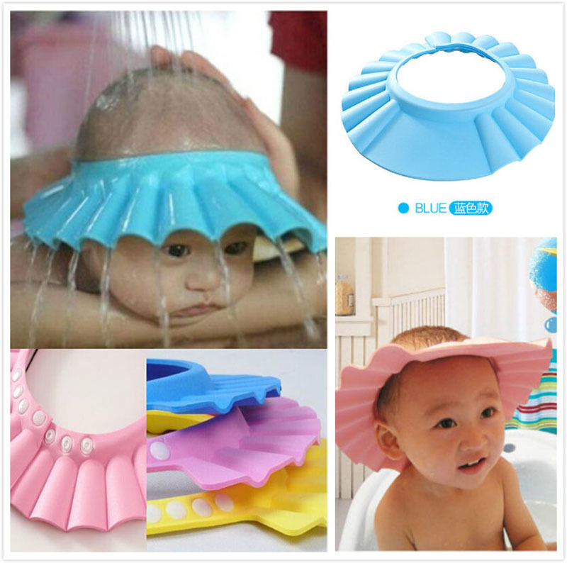 Baby Bath Head Cap Adjustable Visor